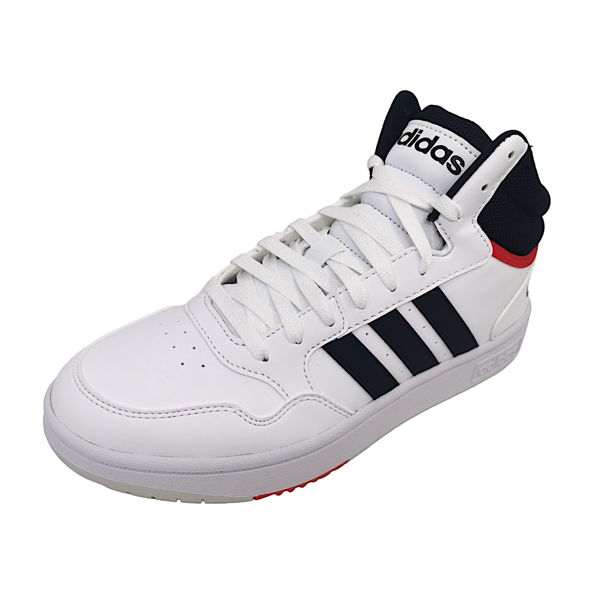 adidas Hoops 3.0 MID GY5543 Weiß White/Legink/Red