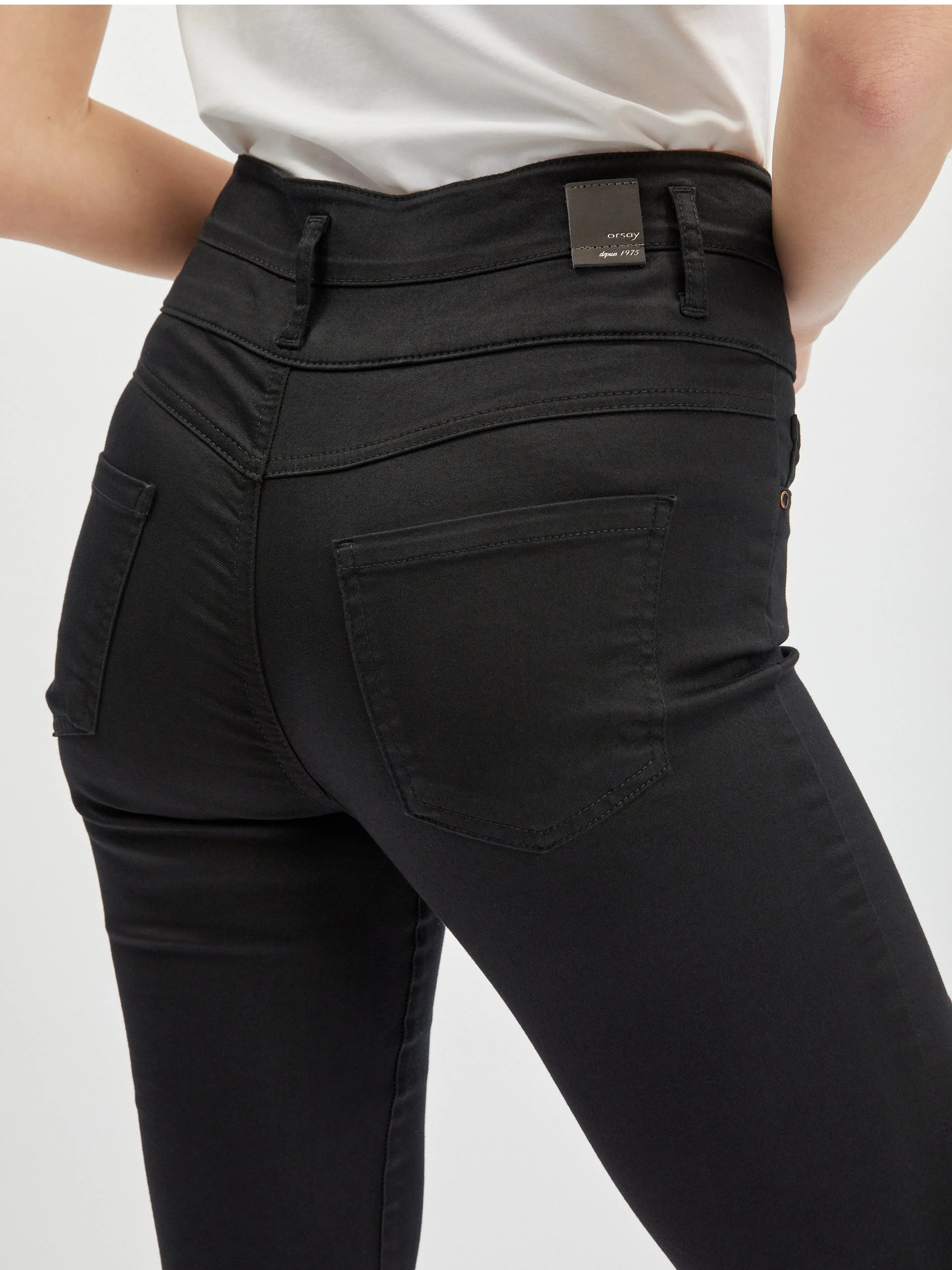 Schwarze Skinny-Fit-Hose für Damen ORSAY