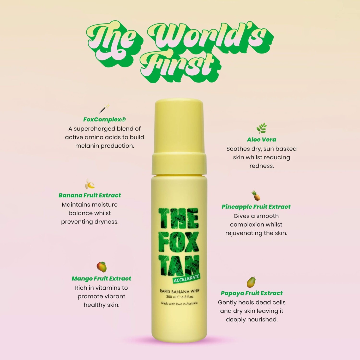 THE FOX TAN Rapid Banana Whip
