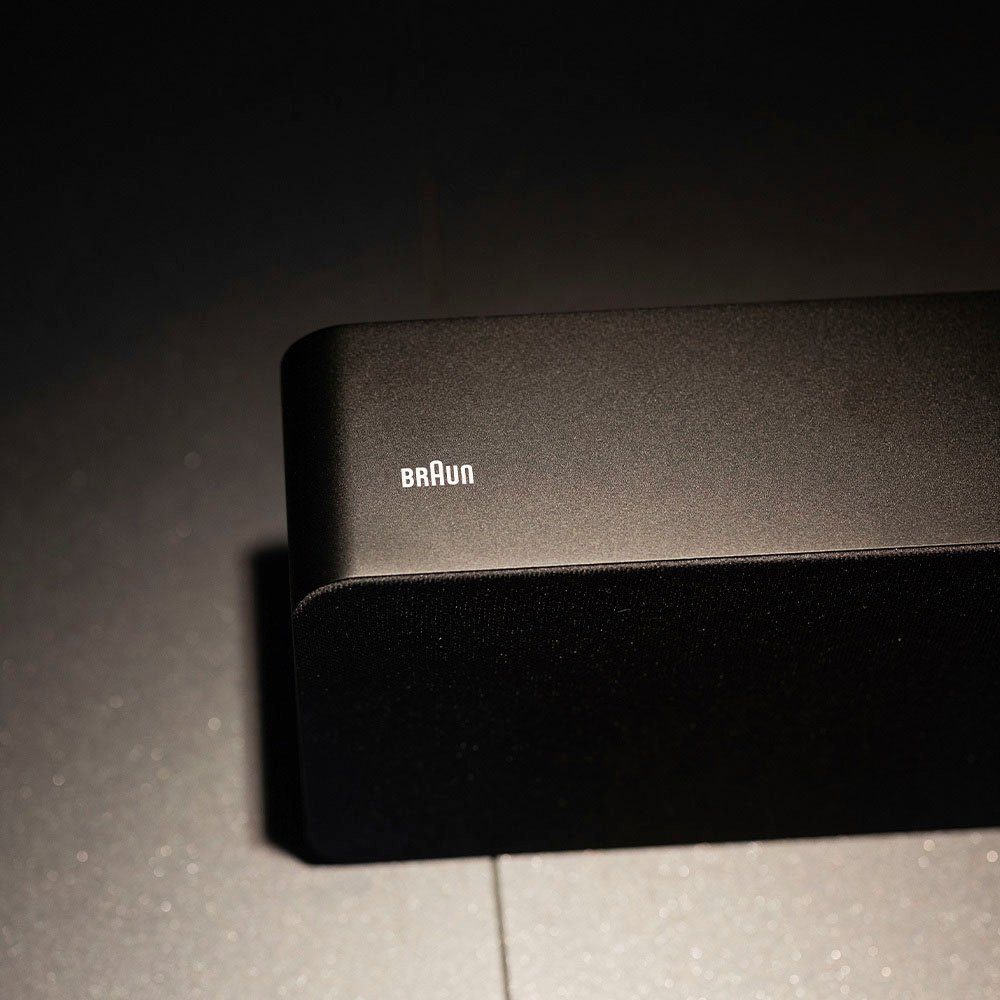 Braun LE02 Lautsprecher (Bluetooth, WLAN, mit Sprachsteuerung)