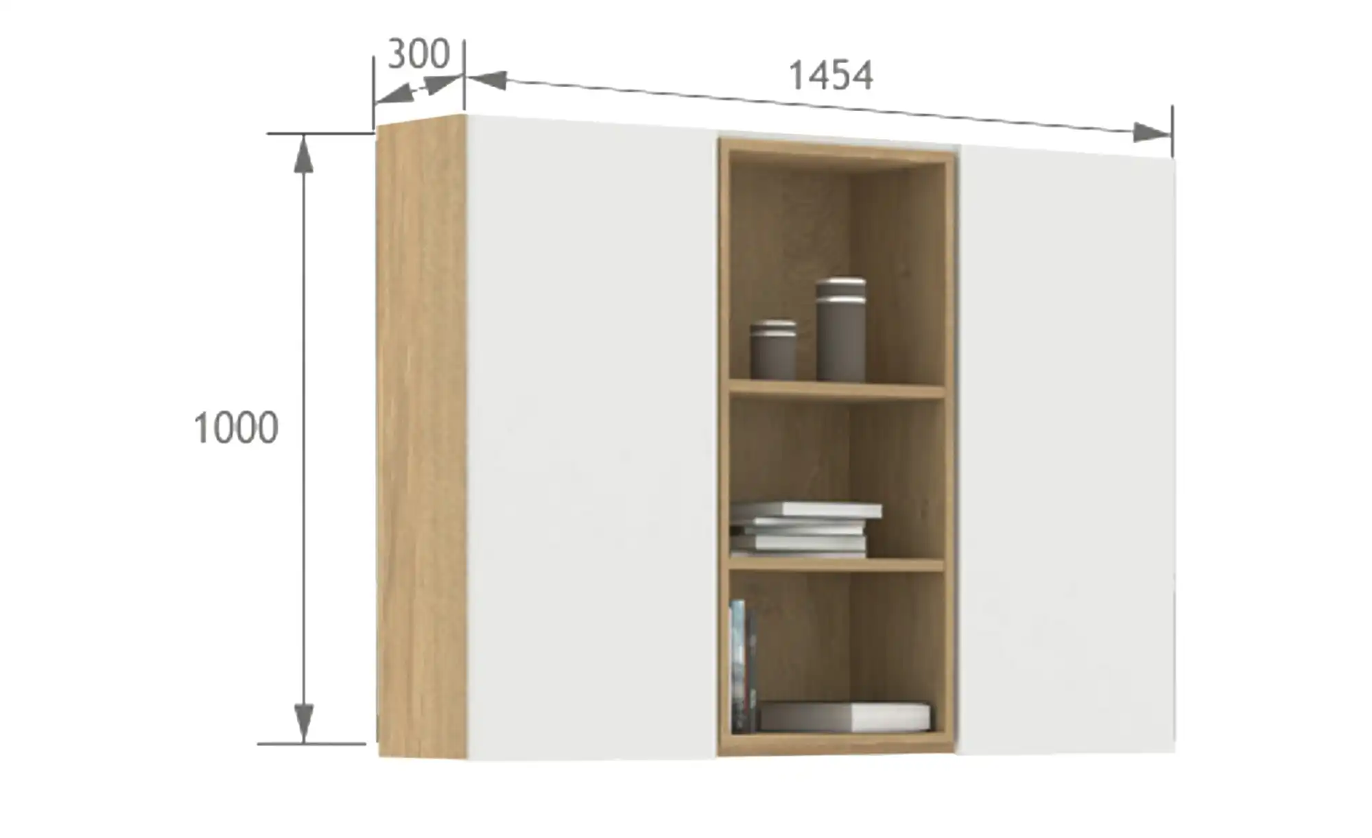 Hängeschrank White Oak