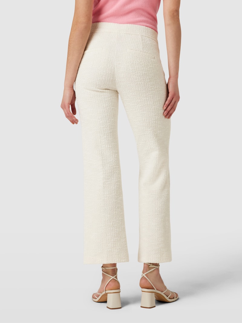 Stoffhose mit Bügelfalten Modell 'FAITH' in offwhite