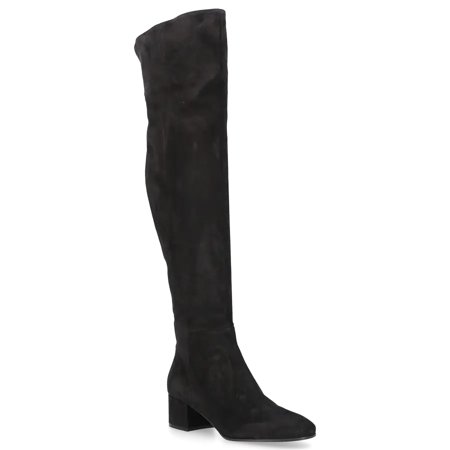 Gianvito Rossi - Stiefel ROLLING MID BOOT Veloursleder - schwarz