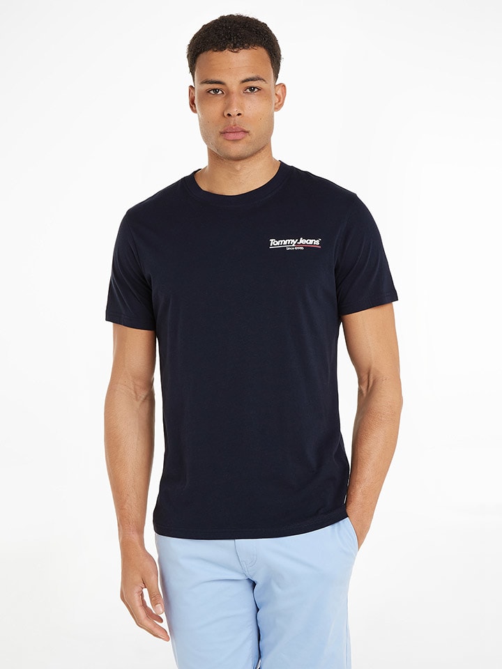Tommy Hilfiger Shirt in Dunkelblau günstig kaufen