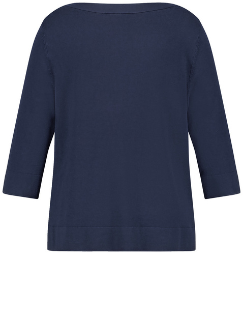 3/4 Arm Pullover mit Seitenschlitzen
