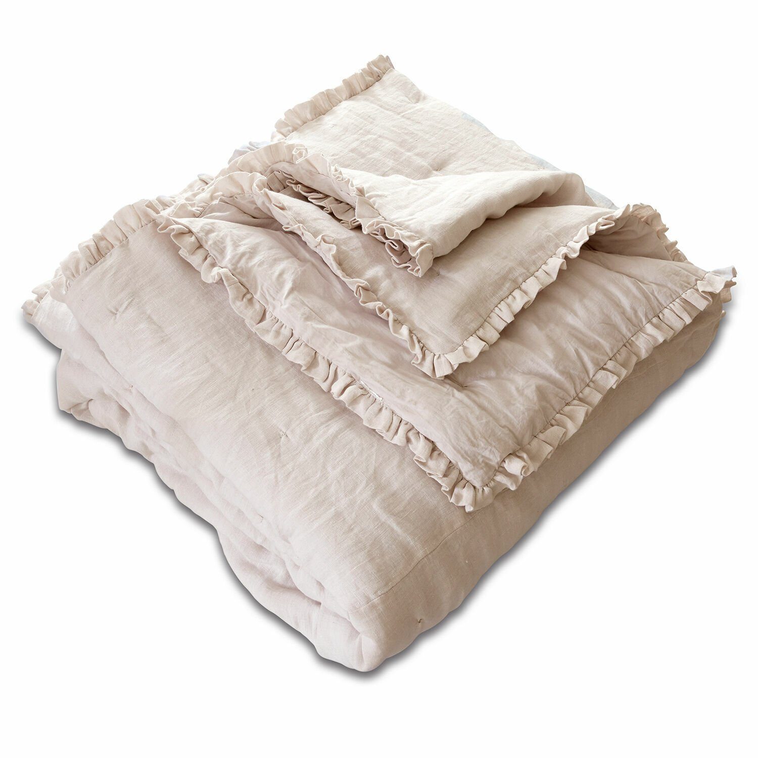 Baumwollbettdecke, Quilt Vigan rosa, Mirabeau