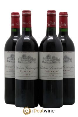 Château Beauregard  1992 - Lot de 4 Bouteilles