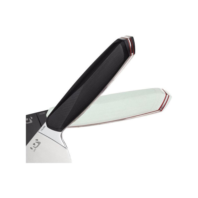Xin Xincore, Kochmesser 21,5 cm G10 Schwarz Sanvik XC125