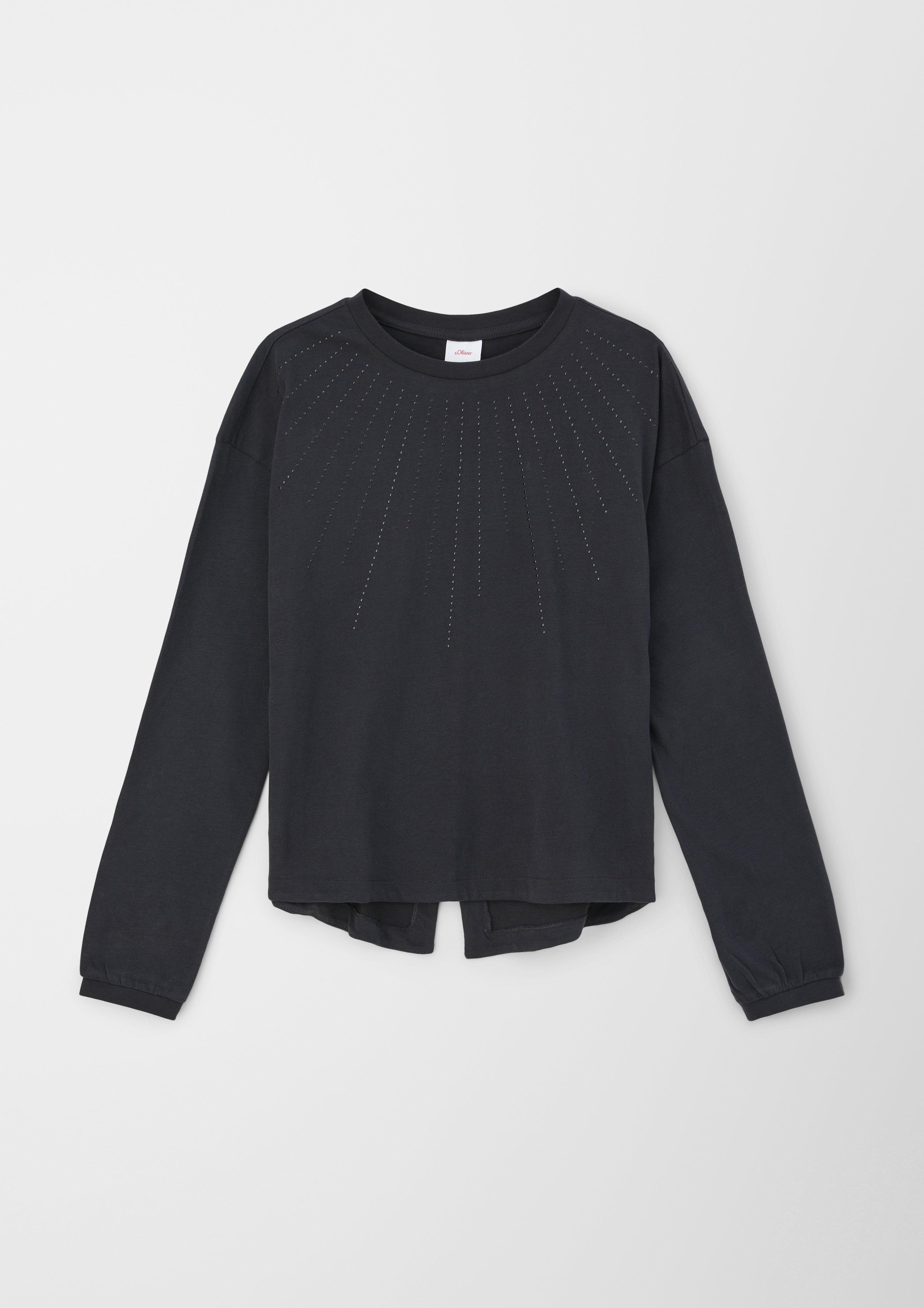 Longsleeve mit Nietenbesatz  2122082-9895