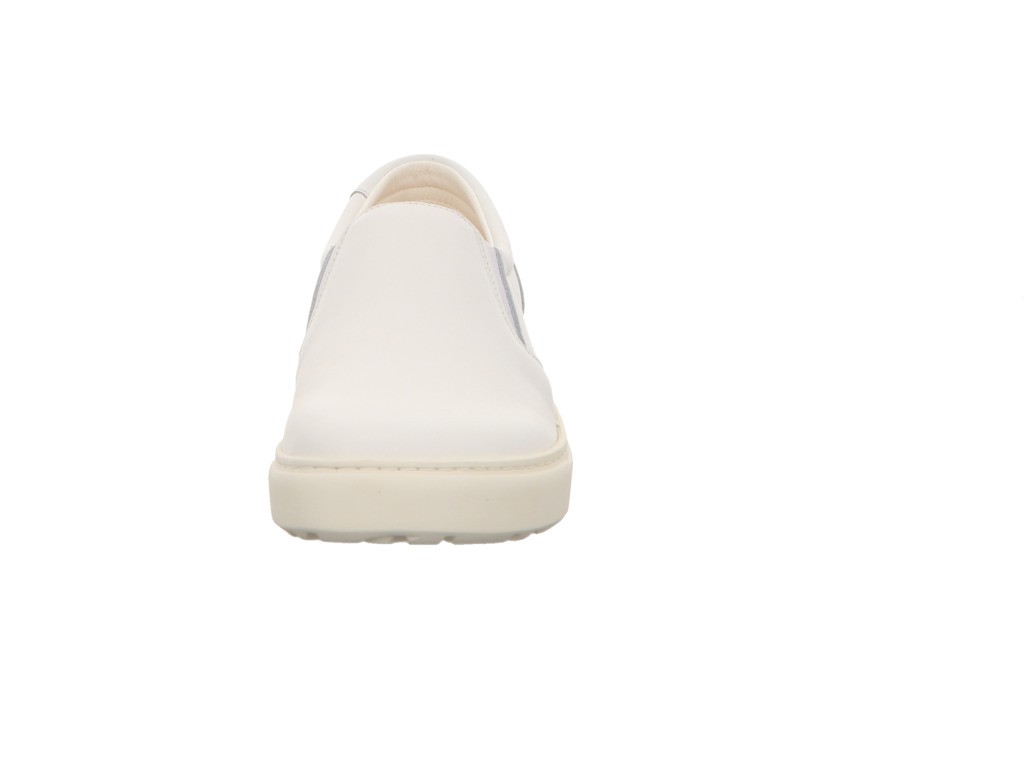 BIRKENSTOCK Sportliche Slipper weiss OSWEGO NATURAL LEATHER
