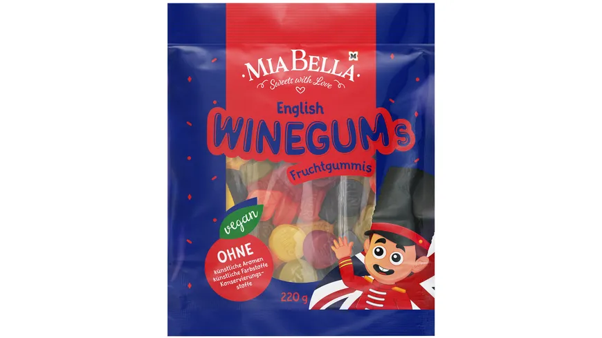 MIA BELLA Fruchtgummi Weingummi 220 g