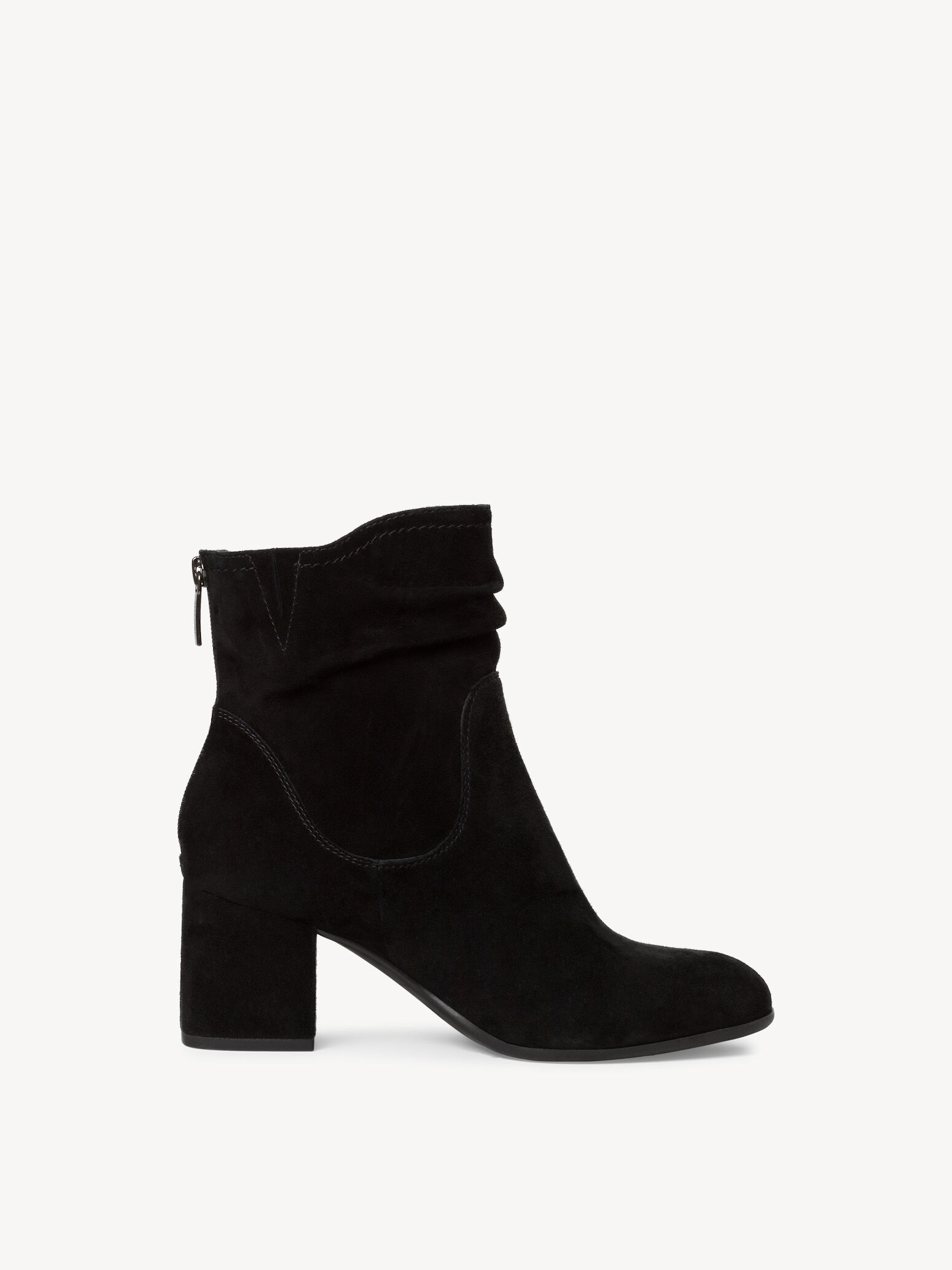 Bottine en cuir - noir