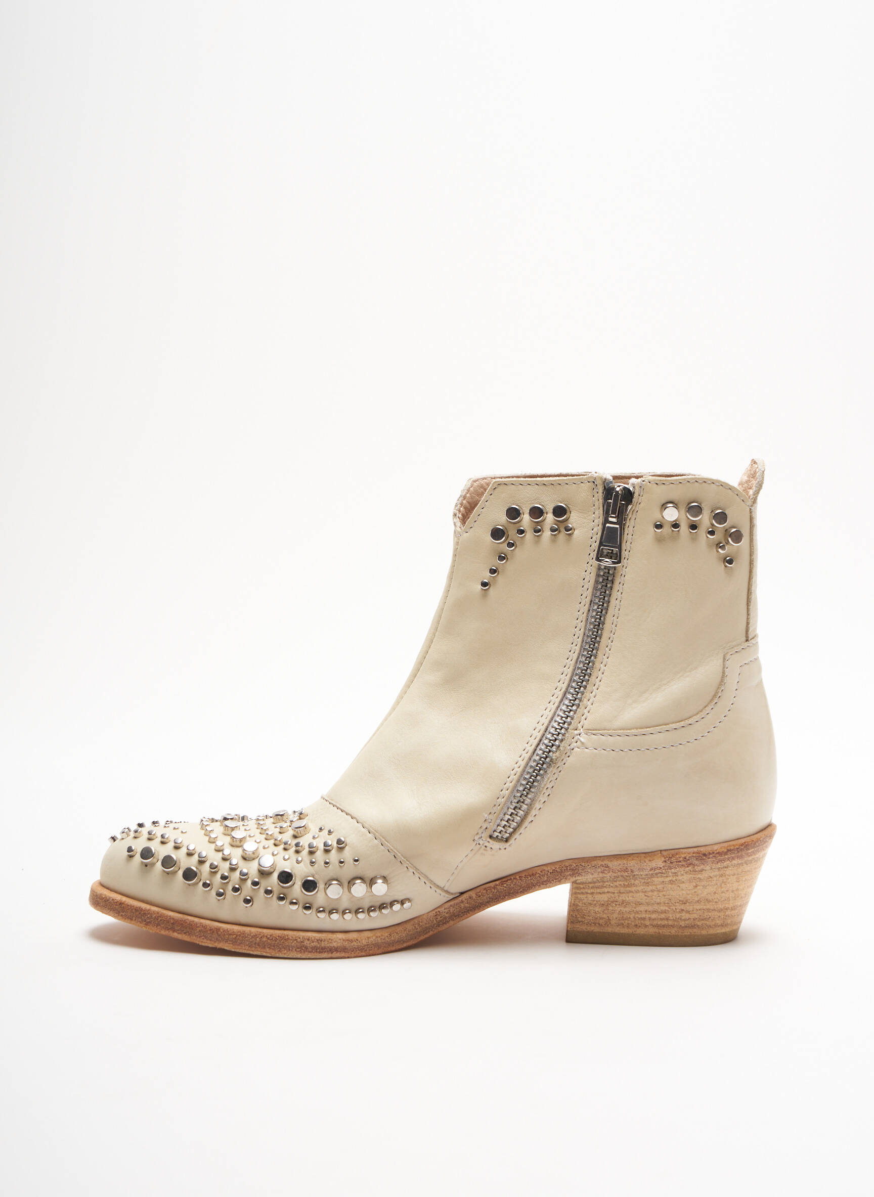 Fru It Bottines Femme couleur beige