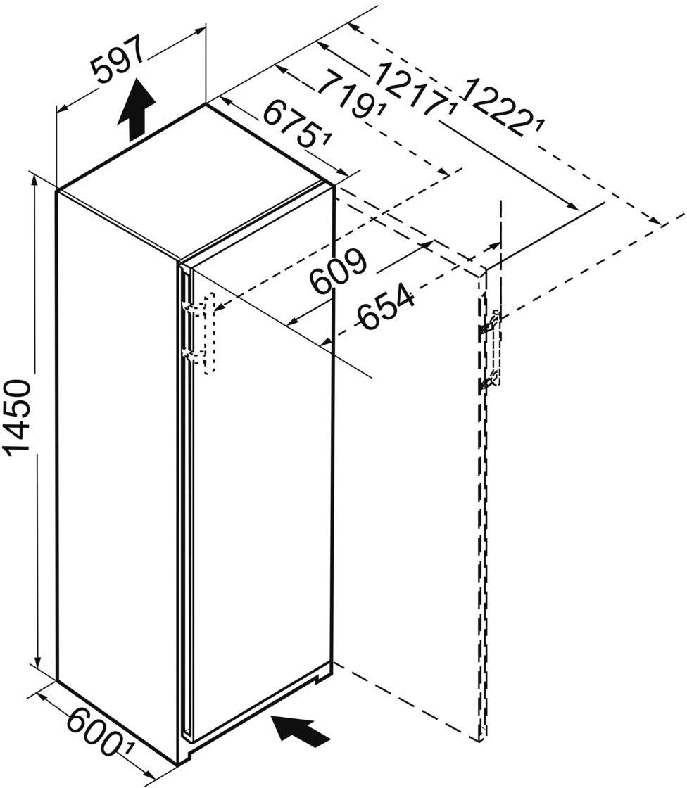 Liebherr Gefrierschrank FNc 4675_994563651, 145,5 cm hoch, 59,7 cm breit
