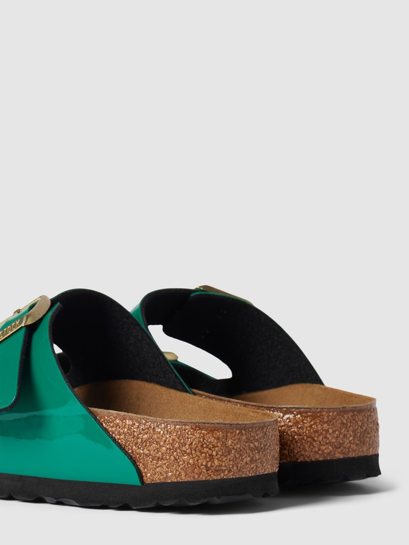 Slides aus echtem Leder Modell 'Arizona' in grün