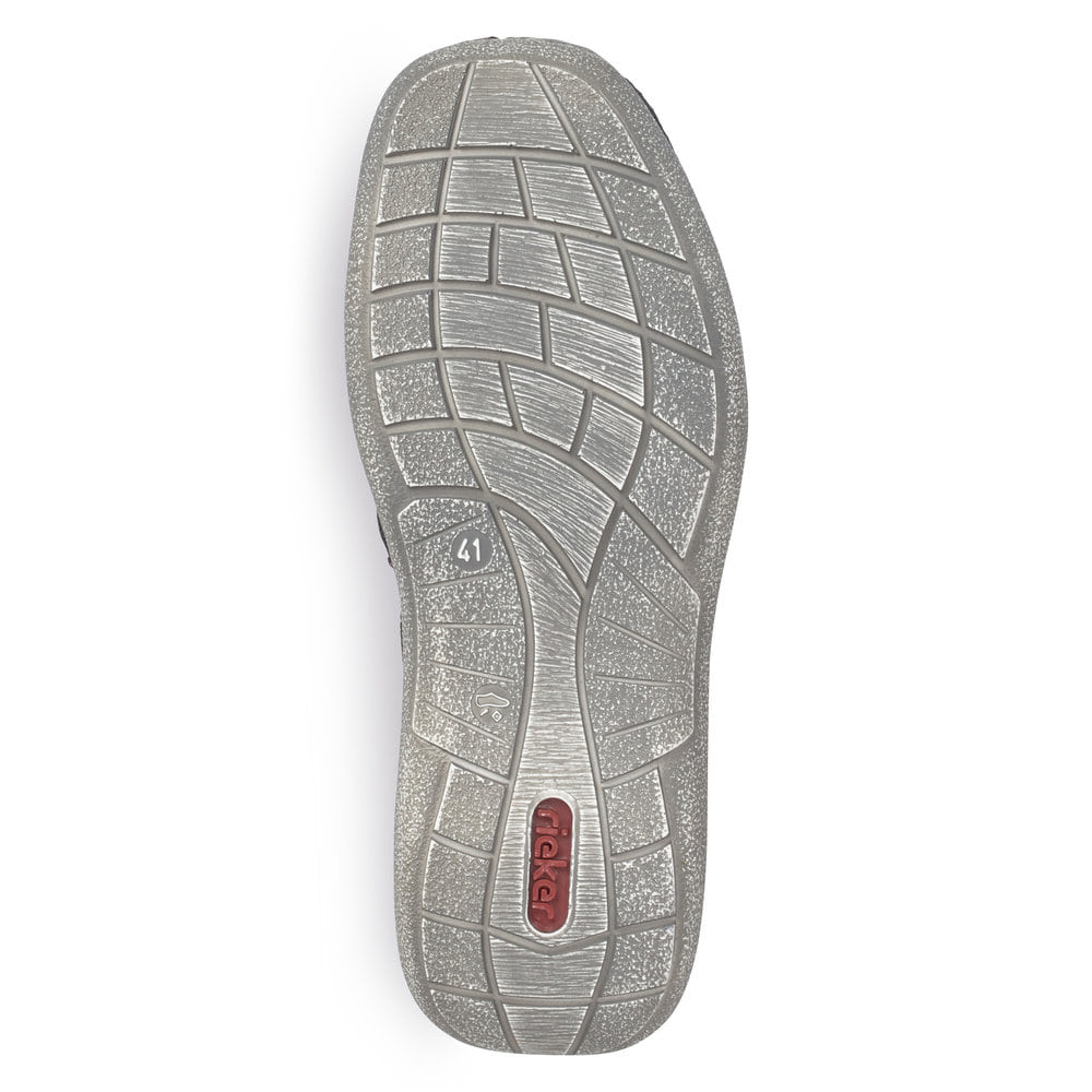 Rieker Herren Schnürschuhe ozeanblau-grau
