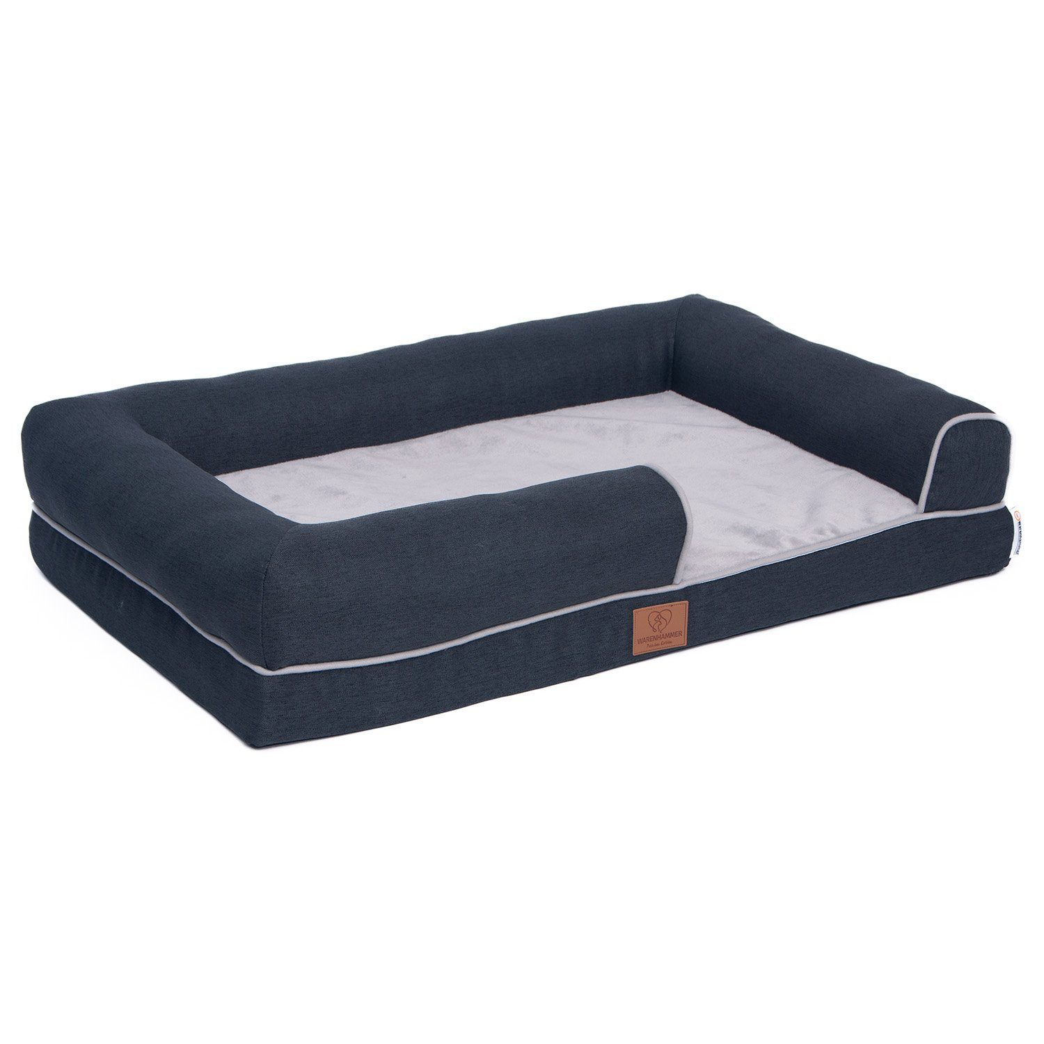 Warenhammer Tierbett Orthopädisches Premium Hundebett, flauschig weich, Abnehmbar,Waschbar, verschiedene Grössen
