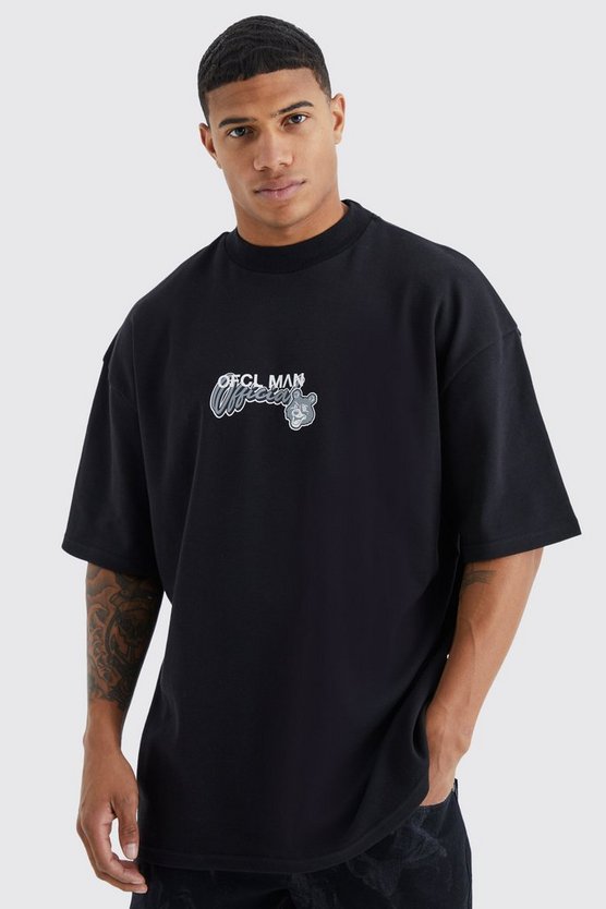 Oversize T-Shirt mit Bear Print