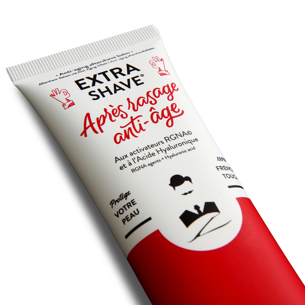 Monsieur Barbier Après-rasage Anti-Âge Homme - Extra Shave Baume Après-Rasage Anti-âge Cicatrisantpour Hommes