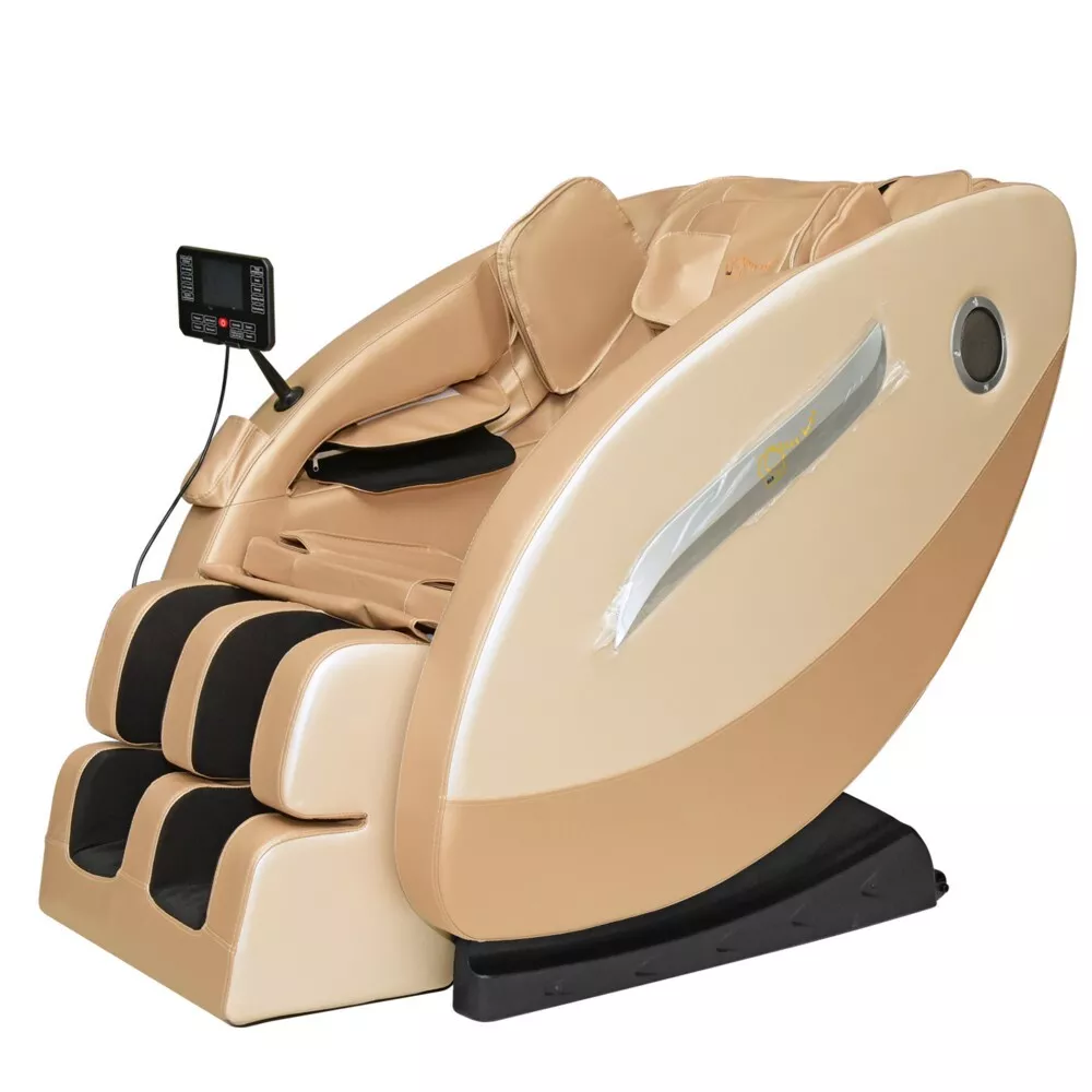 Happy Home Happy Home elektrischer Massagesessel mit Airbag Massage für Arme, Beine und Schultern creme