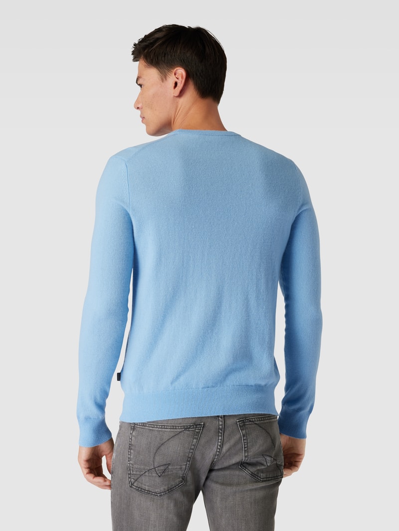 Strickpullover aus Kaschmir Modell 'Cashmono' in hellblau