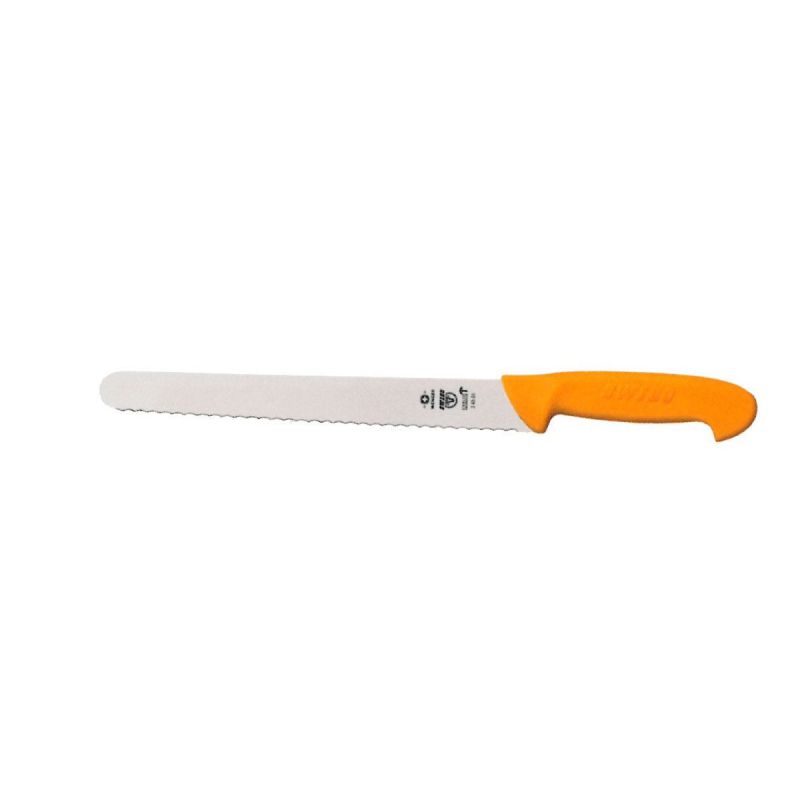 Swibo Profi-Küchenmesser, Sägemesser, Rundspitze (Wavy Edge Slicer) CM.25 Flex