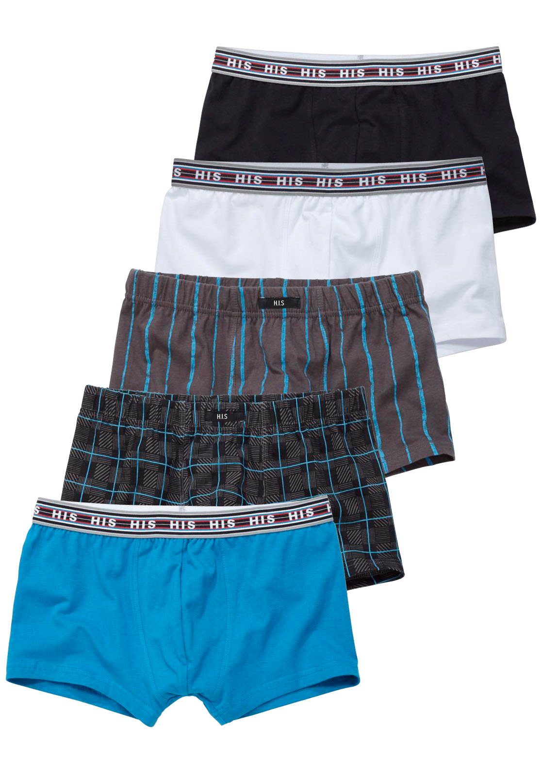 H.I.S Boxer (Packung, 5-St) in unterschiedlichen Designs