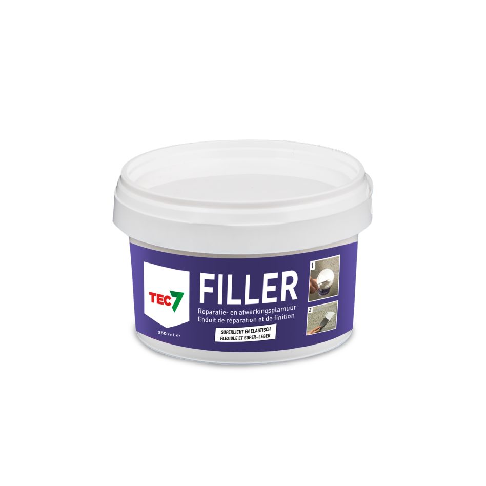 TEC7 601025000 Masilla superligera para reparación y acabado, 250 ml