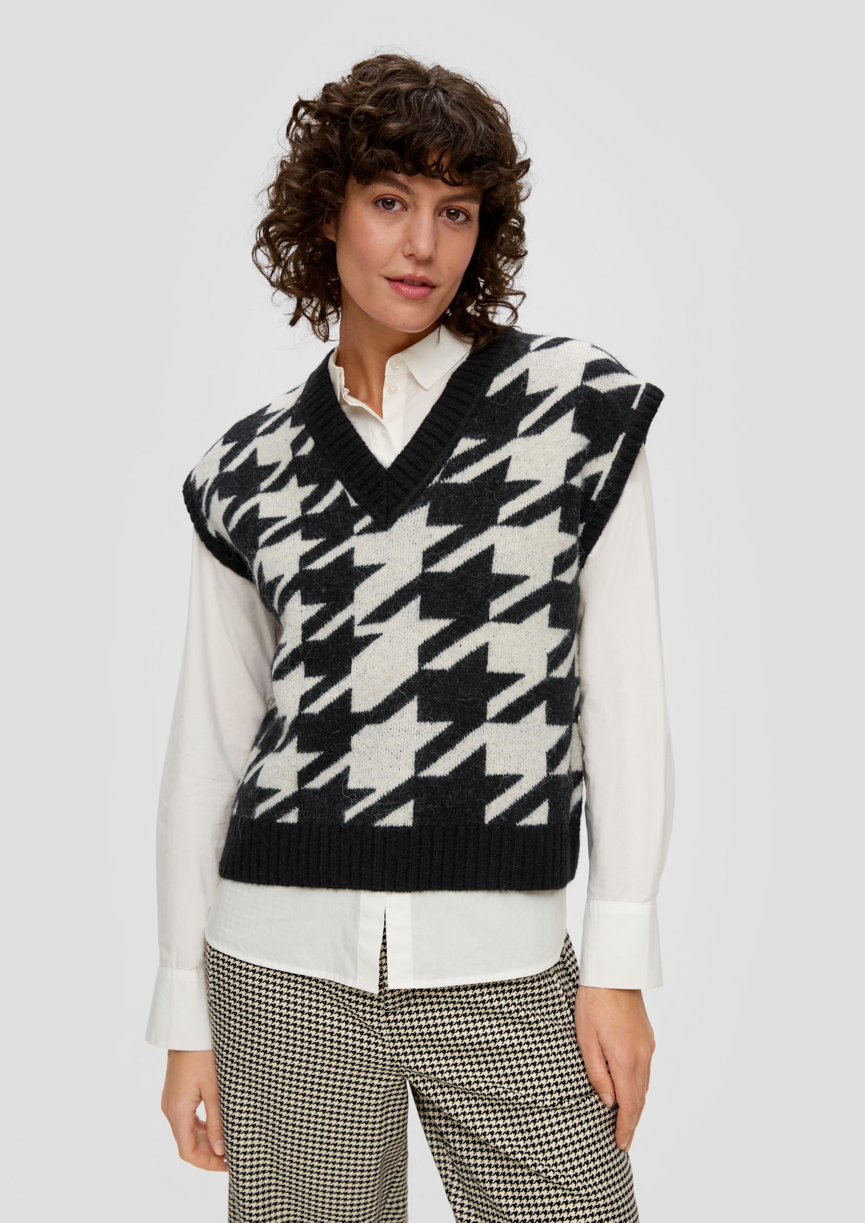 Strickpullunder aus Wollmix  2137756-99R6
