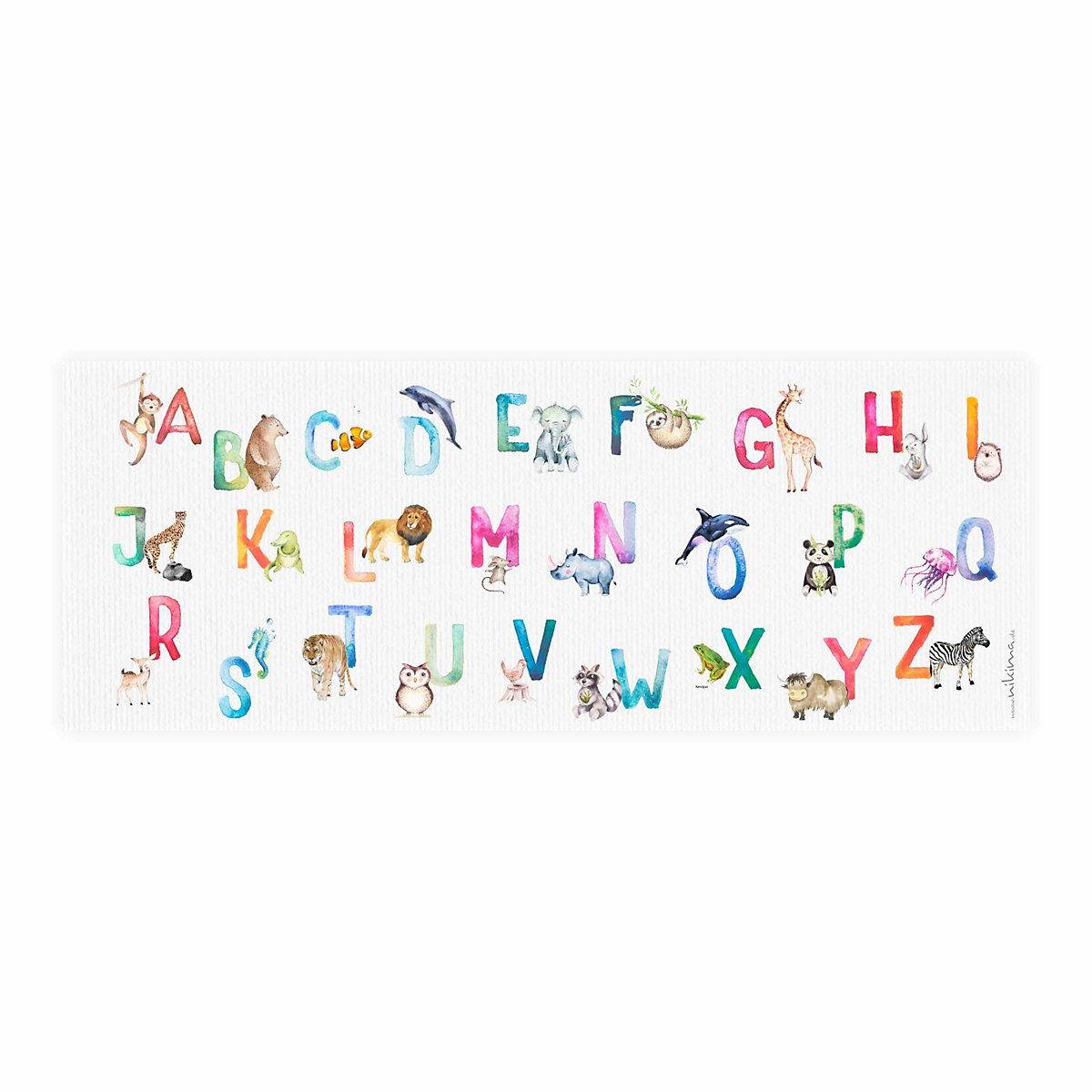 Stiftebecher Tier ABC Aquarell inkl. 12 Dreikant Buntstiften Stifteköcher Stifteköcher