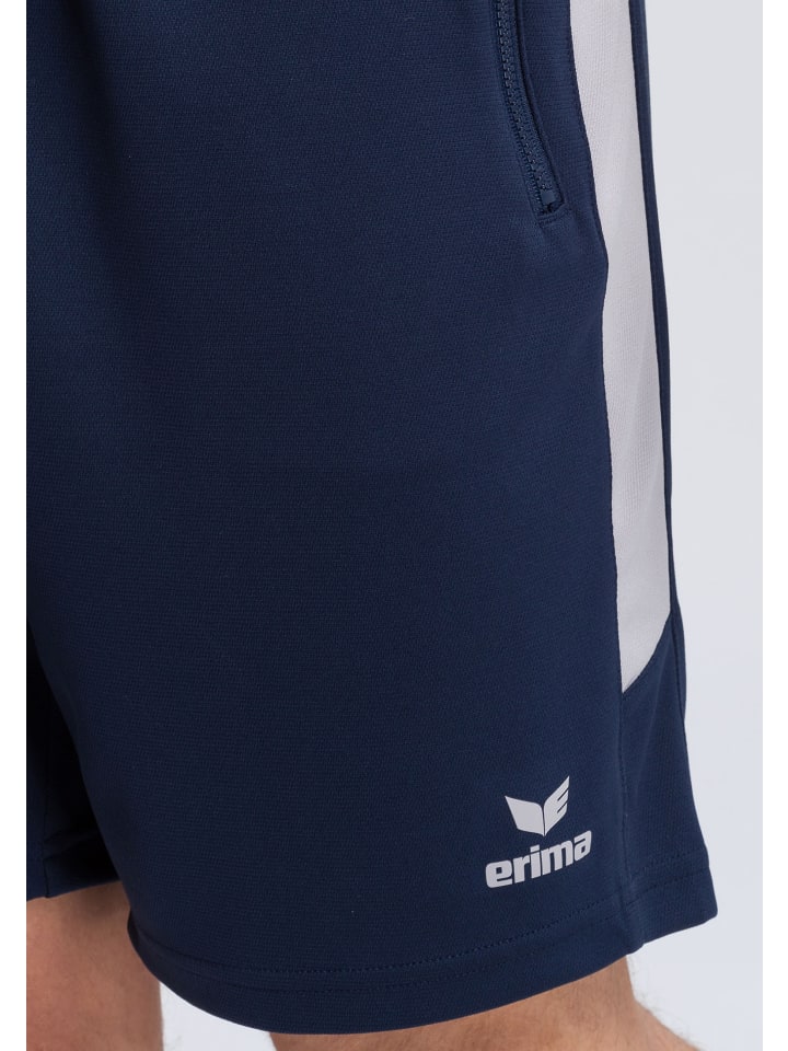 erima Squad Worker Shorts in new navy/silver grey günstig kaufen 3XL