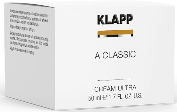 KLAPP Skin Care Science A Classic Cream Ultra Tagescreme