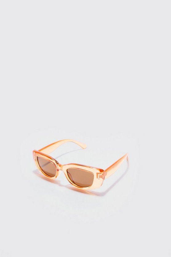 Braune Retro-Sonnenbrille