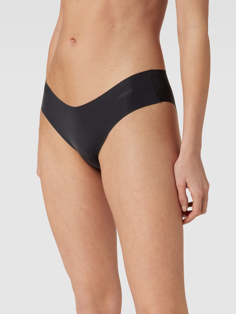 Slip im unifarbenen Design Modell 'ZERO MICROFIBRE 2.0' in schwarz