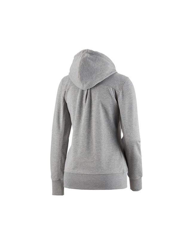 e.s. Hoody-Sweatjacke poly cotton, Damen