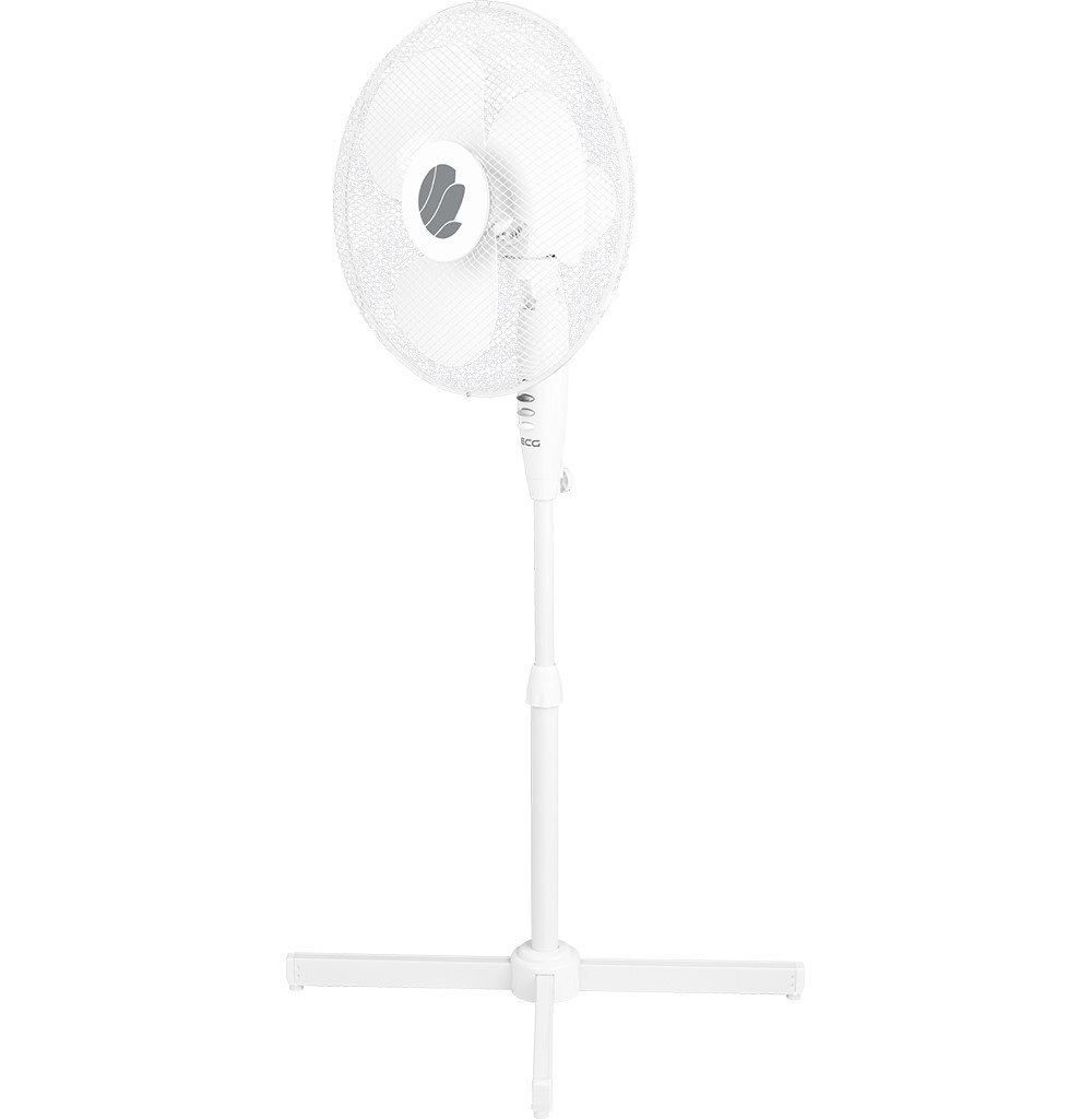 ECG Standventilator FS 40A, 3 Geschwindigkeitsstufen, leiser Betrieb, Kippfunktion, Oszillation