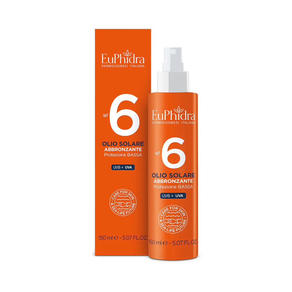 Sunscreens Tanning Sun Oil SPF6 - Low protection body sun oil.