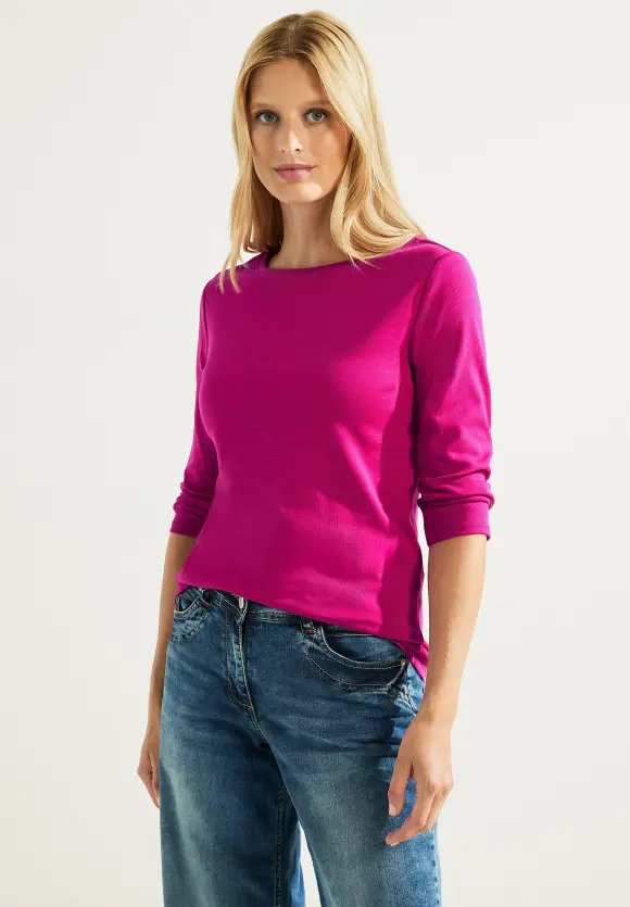CECIL Basic Shirt in Unifarbe