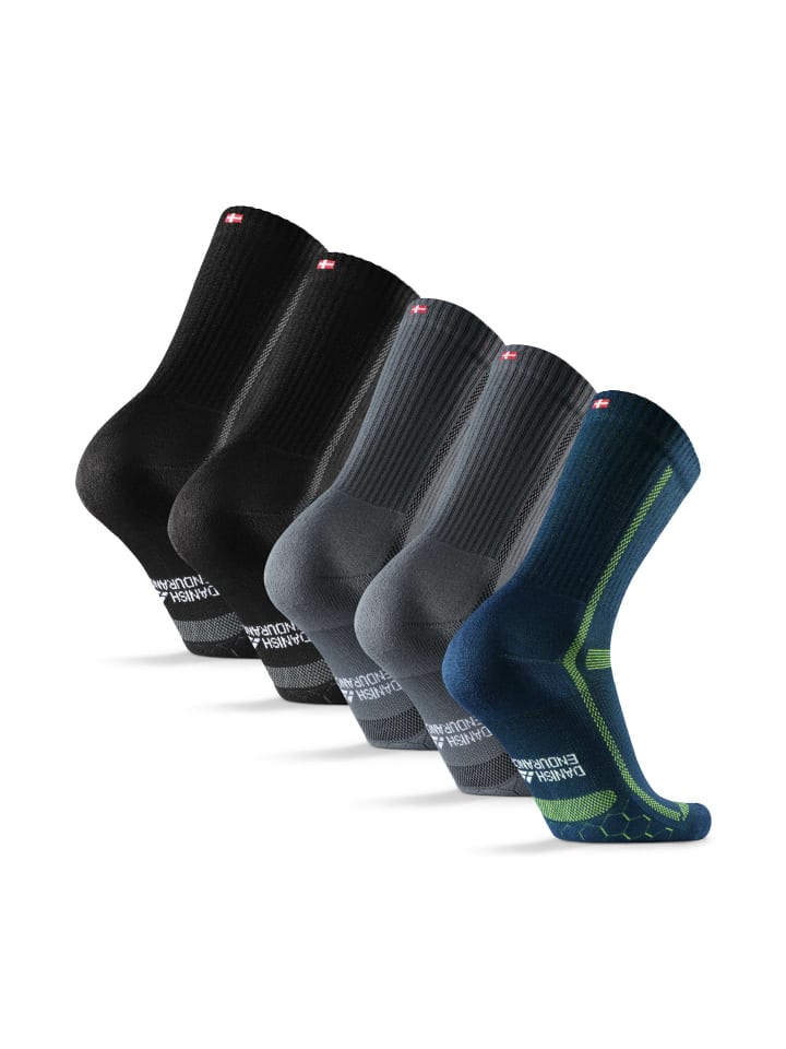 DANISH ENDURANCE Laufsocken Long Distance Crew in Multicolor günstig kaufen