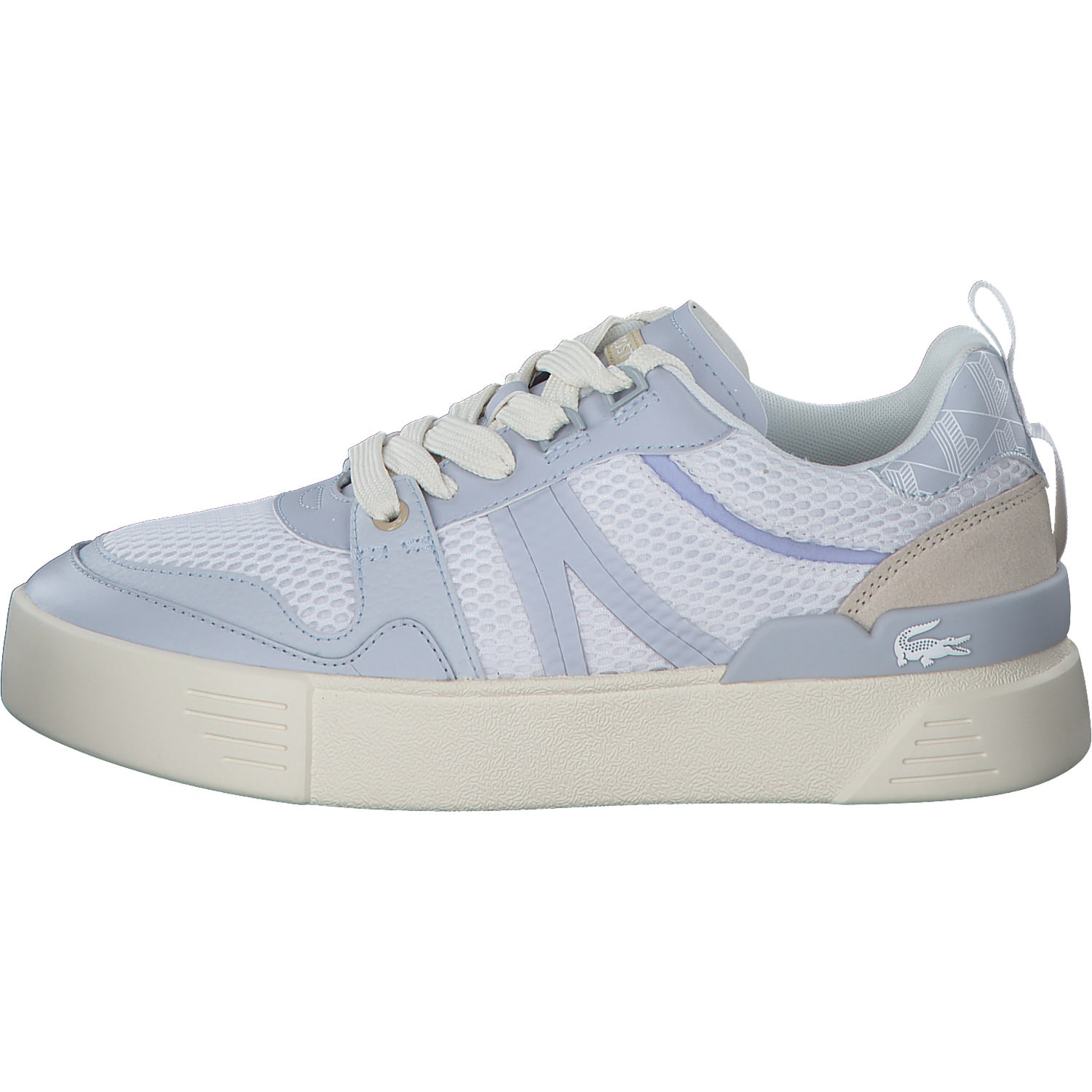 Lacoste L002 46CFA0022, Schnürschuhe, Damen, Weiß/Blau