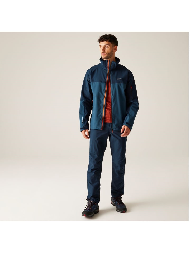 Regatta Bosfield III Regenjacke / Outdoorjacke  in Blau günstig kaufen