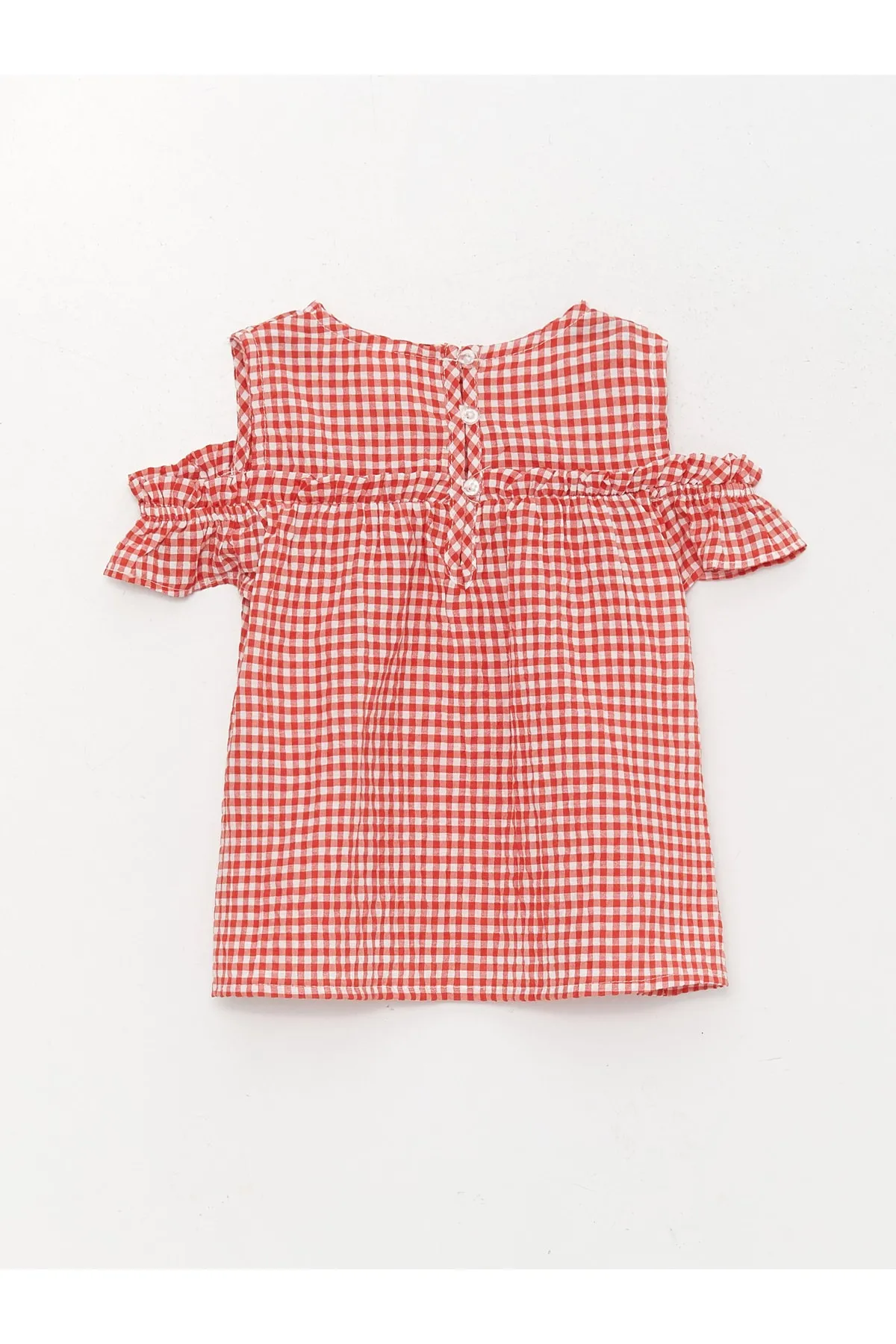 LC Waikiki  2er-Set Bluse und Shorts mit Rundhalsausschnitt für Baby-Mädchen