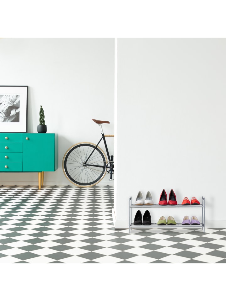 relaxdays Schuhregal in Silber günstig kaufen onesize
