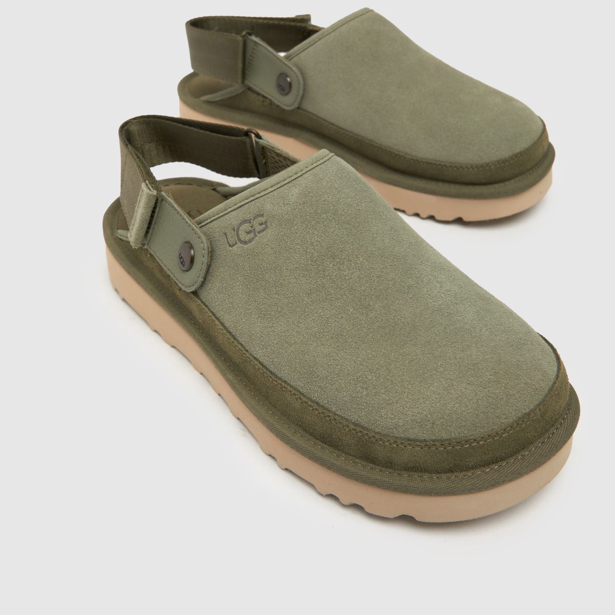 UGG Goldenstar klumpa szandál mohazöldben