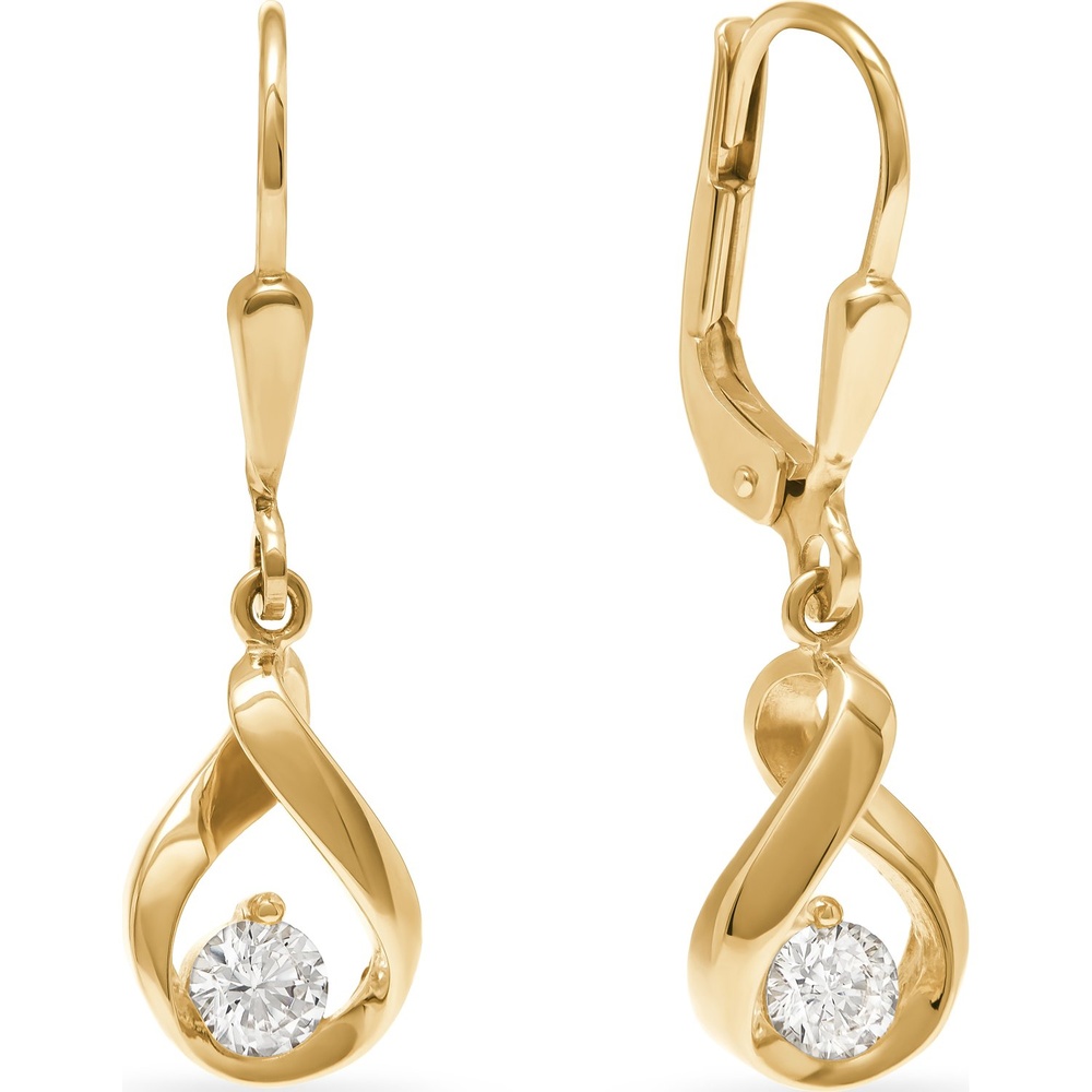 FAVS Boucles d'oreilles 375 Or jaune Boucles d'oreilles