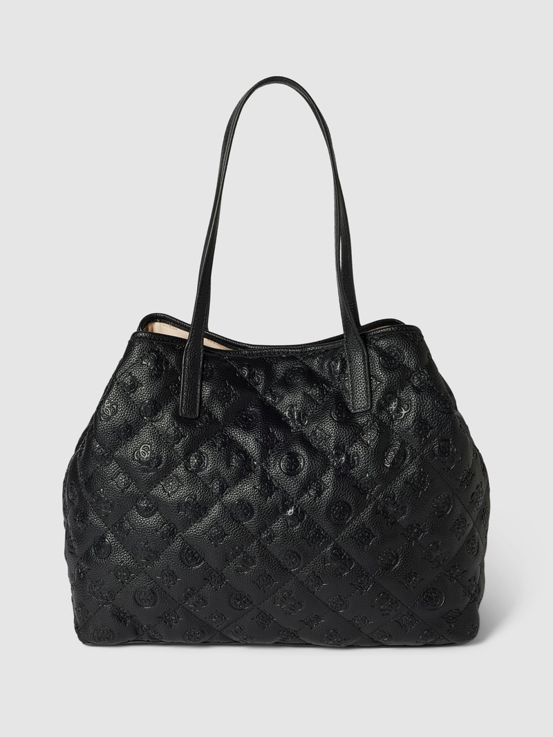 Shopper mit Strukturmuster Modell 'VIKKY LARGE' in schwarz
