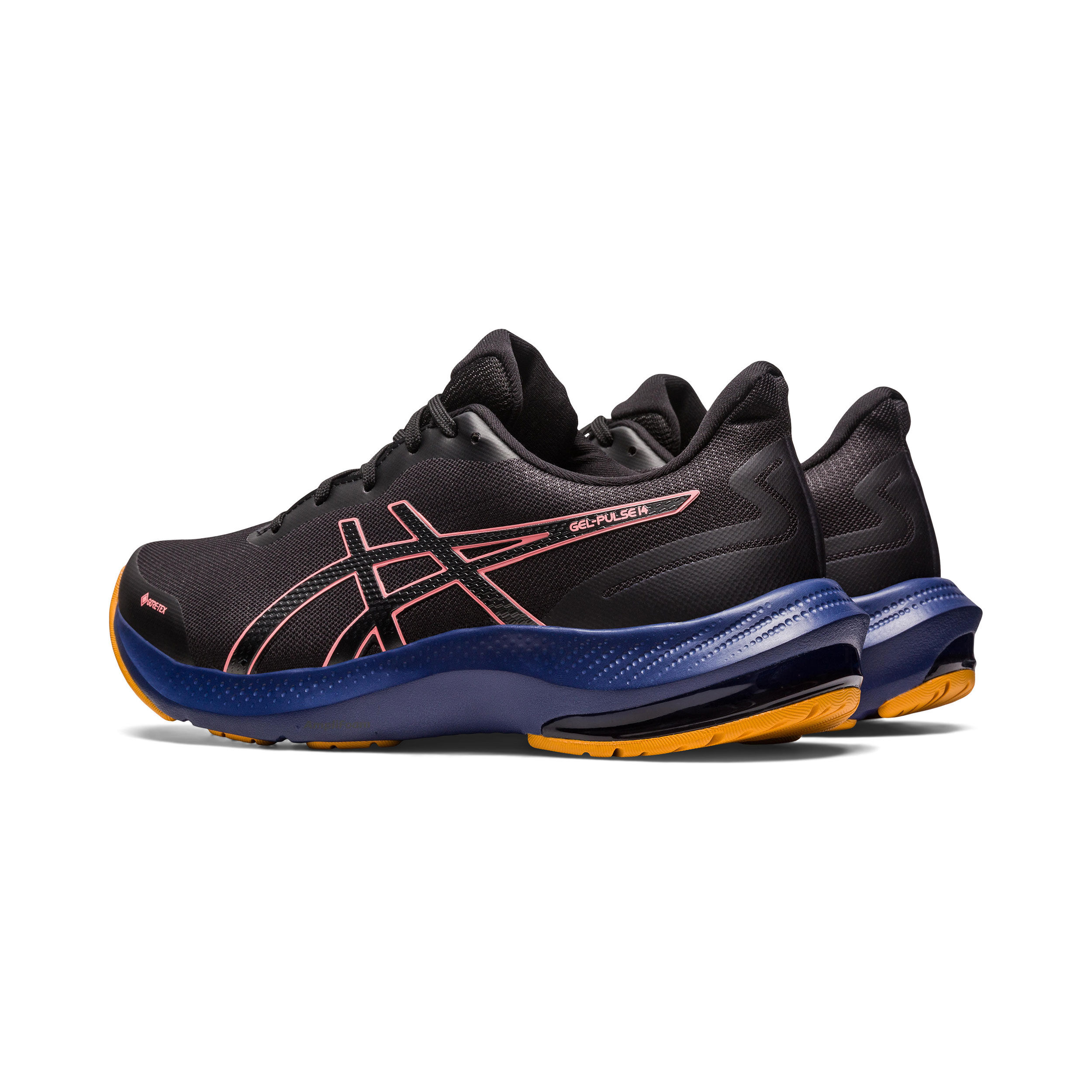 Gel-Pulse 14 GTX Trailschuh Damen - Schwarz, Orange