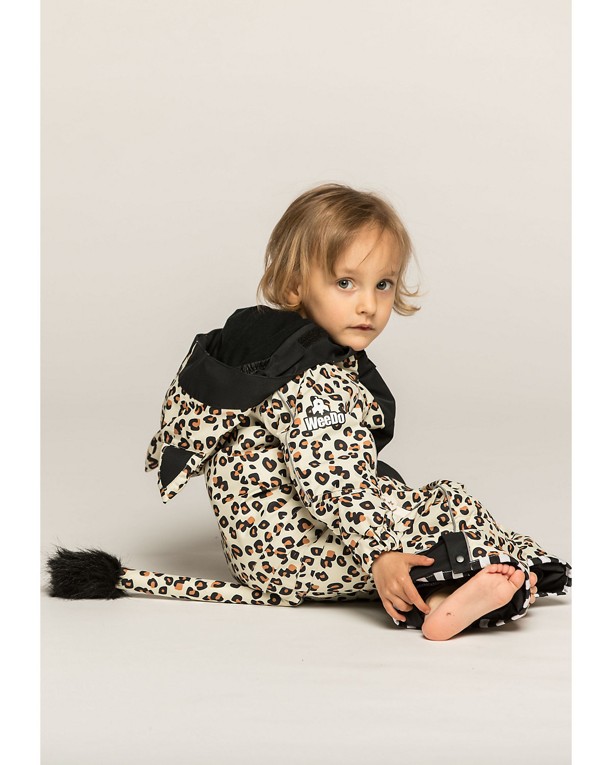 CHEETADO Leopard Black Schneeanzüge