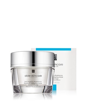 able skincare Skincare Drone Anti-Aging Schlafmaske Platin Ausstrahlung Gesichtspeeling-50 ml