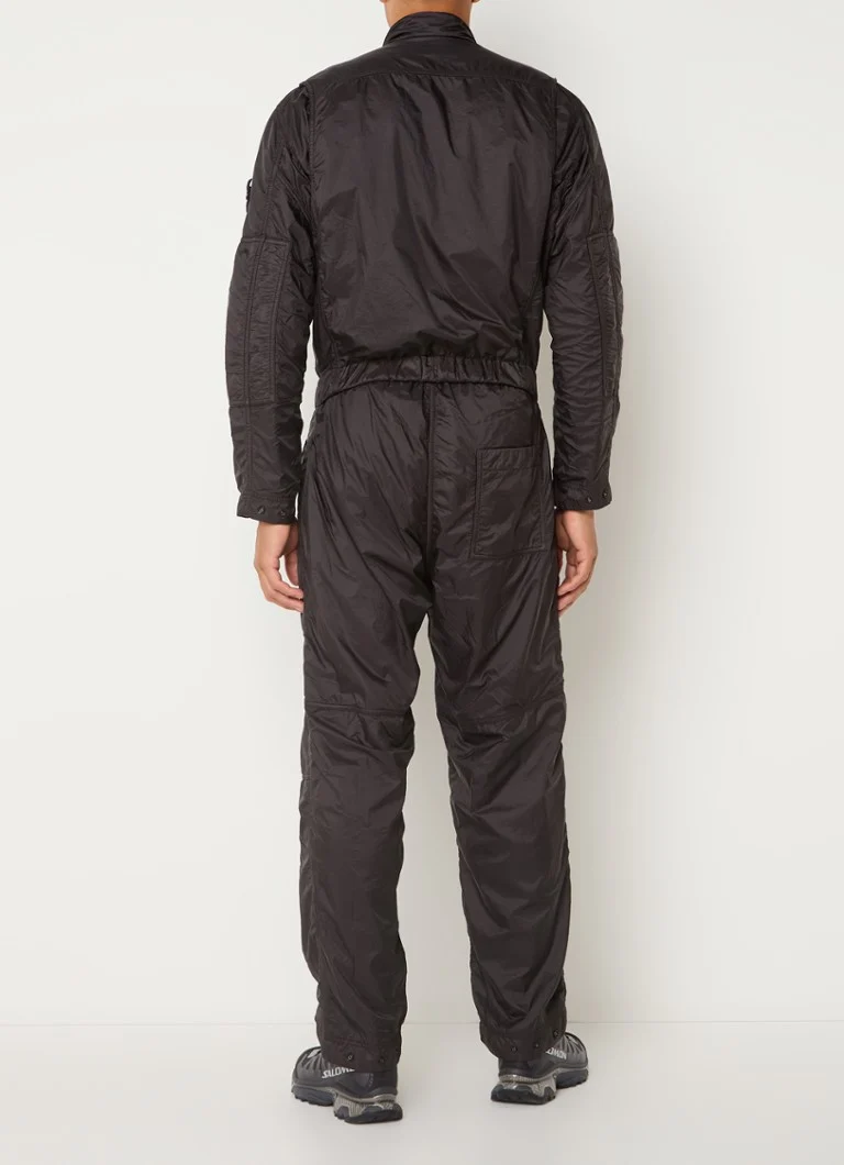 Ολόσωμη φόρμα Stone Island F0135 σε ίσια γραμμή με λογότυπο